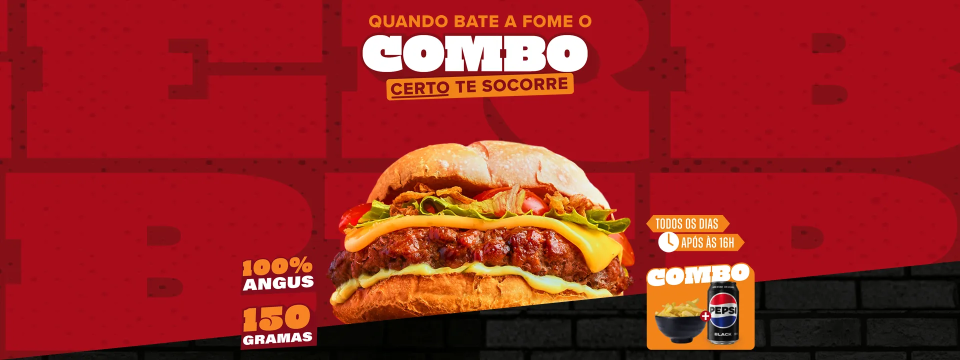 Quando bate a fome o combo certo te socorre