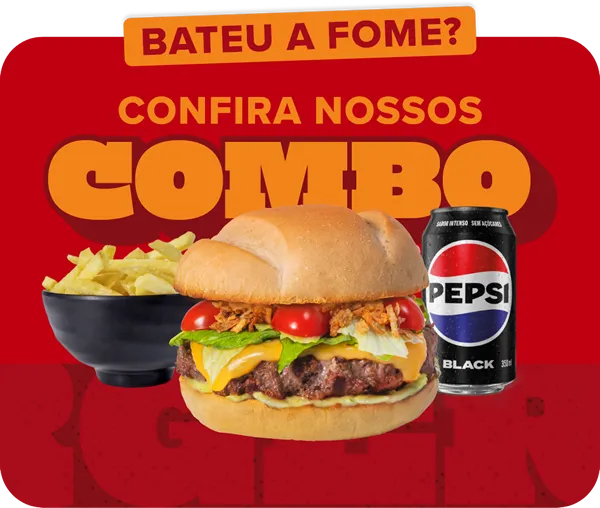 Bateu a fome? Confira nossos combos