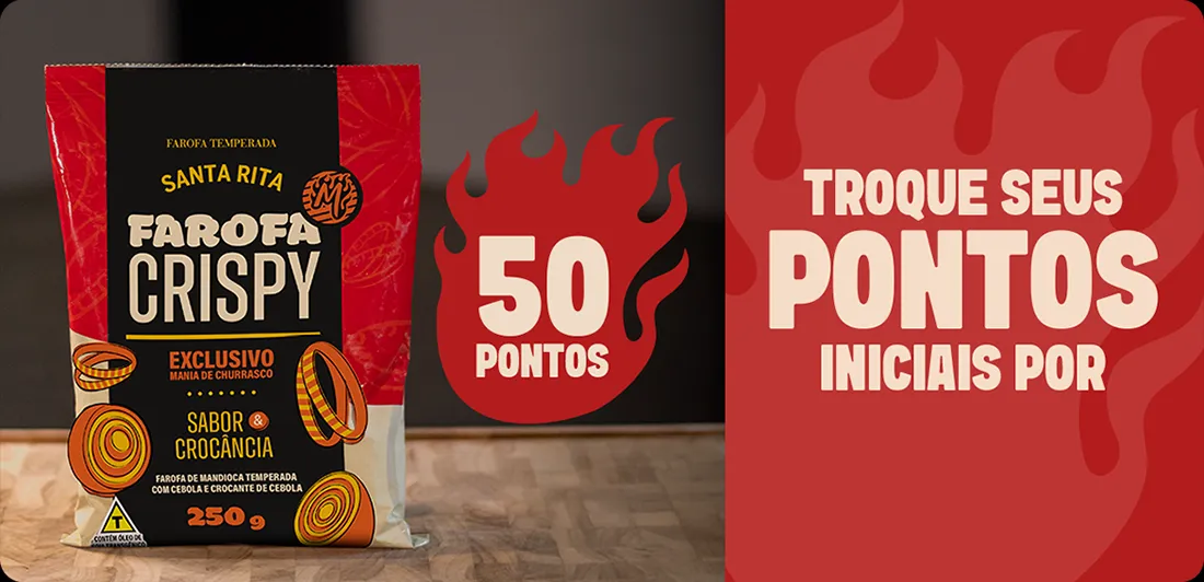 Troque seus pontos iniciais por: