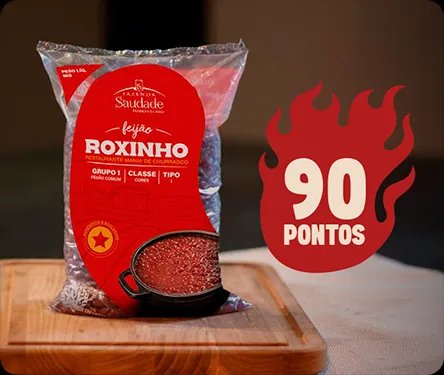 90 pontos: Feijão roxinho.