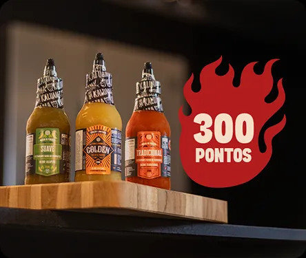 360 pontos: Kit de pimentas.