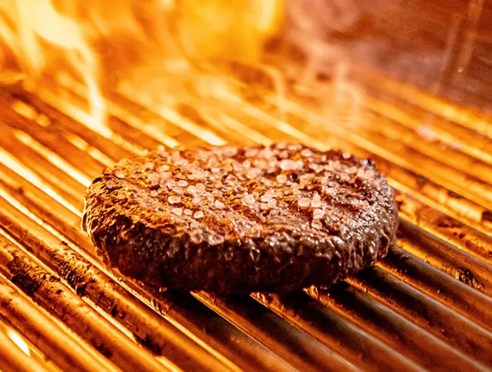 Mania de Churrasco - Hambuguer na chapa.