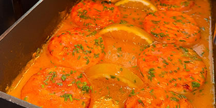 Medalhão de salmão